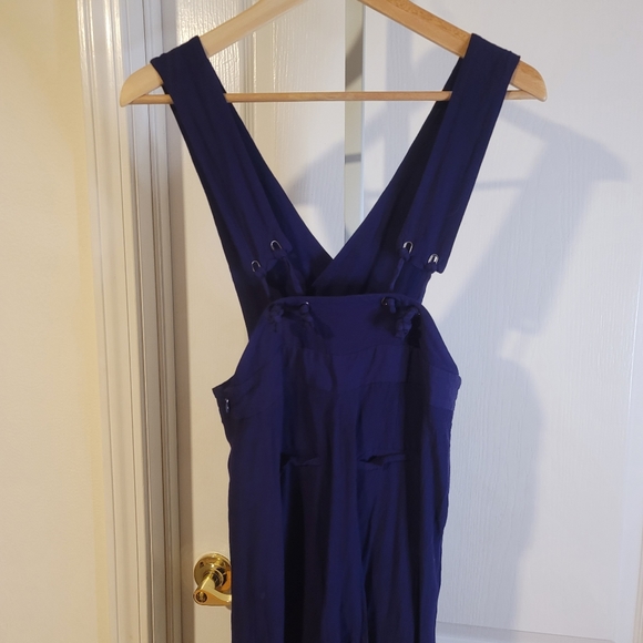 Anthropologie x Maeve Souxanne Apron Wide Leg Jumpsuit 0 - Picture 10 of 12